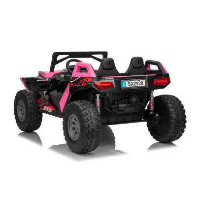 Elektrinis vaikiškas bagis RTR Monster Speed 4x4, Rožinis