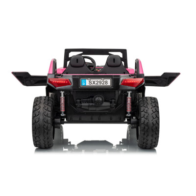 Elektrinis vaikiškas bagis RTR Monster Speed 4x4, Rožinis