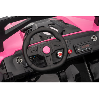 Elektrinis bagis RTR Monster Speed 4x4 rožinis