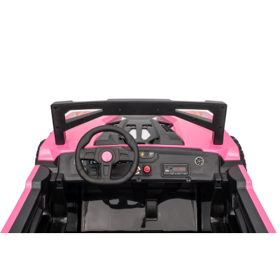 Elektrinis vaikiškas bagis RTR Monster Speed 4x4, Rožinis