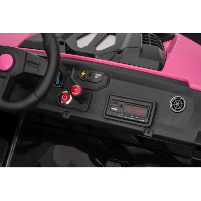 Elektrinis bagis RTR Monster Speed 4x4 rožinis