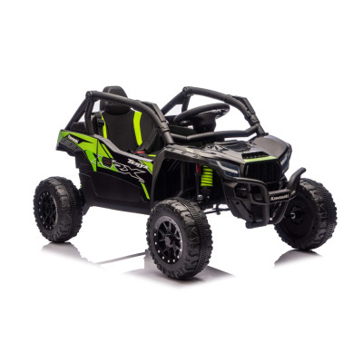 Vaikiškas elektrinis bagis Kawasaki TERYX KRX1000, Juodas
