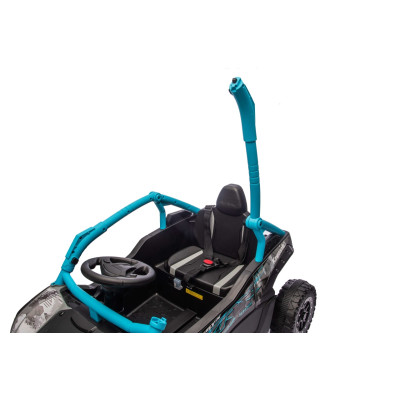 Vaikiškas elektrinis bagis Kawasaki TERYX KRX1000, Mėlynas