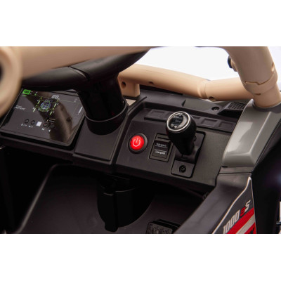 Vaikiškas elektrinis bagis Kawasaki TERYX KRX1000, Smėlio