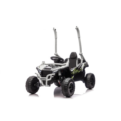Vaikiškas elektrinis bagis Kawasaki TERYX KRX1000, Pilkas