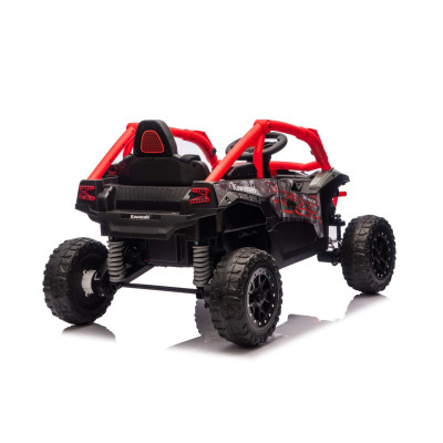 Vaikiškas elektrinis bagis Kawasaki TERYX KRX1000, Raudonas