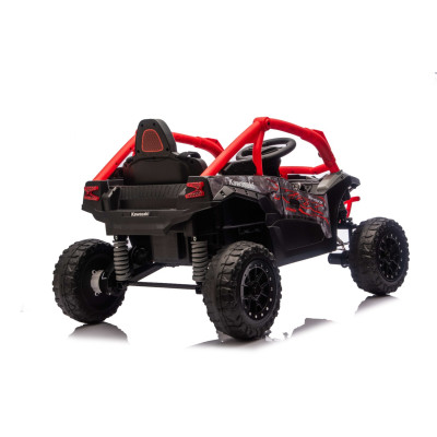 Vaikiškas elektrinis bagis Kawasaki TERYX KRX1000, Raudonas