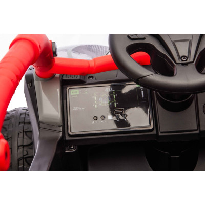 Vaikiškas elektrinis bagis Kawasaki TERYX KRX1000, Raudonas