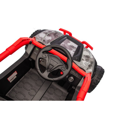 Vaikiškas elektrinis bagis Kawasaki TERYX KRX1000, Raudonas