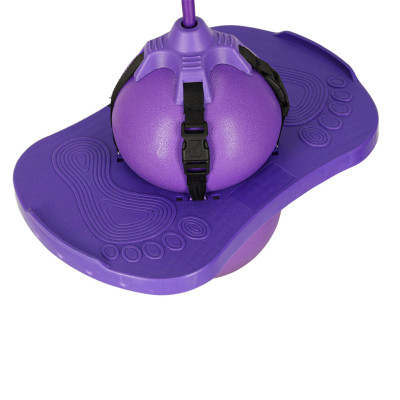 Vaikų pogo balansinis šokliukas violetinės spalvos