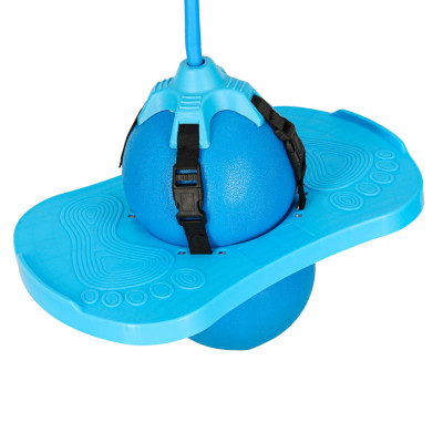 Vaikų pogo balancinis šokliukas mėlynos spalvos