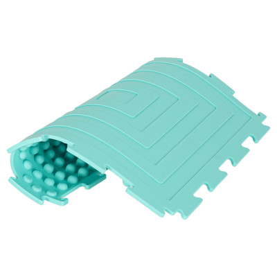 Sensorinis kilimėlis montessori 8 dalių pastelinės spalvos