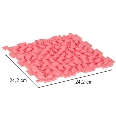 Sensorinis kilimėlis montessori 8 dalių pastelinės spalvos