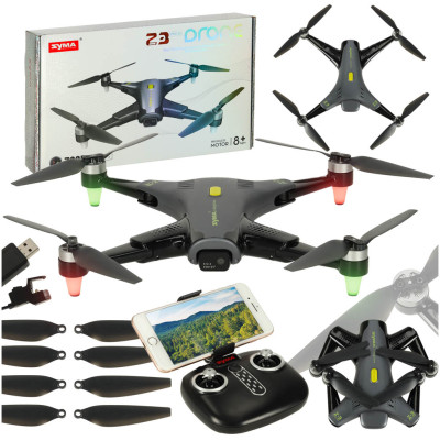 "Syma Z3PRO" 2,4 GHz 4CH Wi-Fi RC dronas juodas