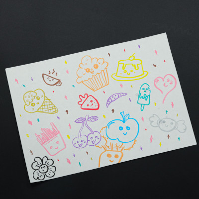 Akriliniai žymekliai vandeniui atsparūs 12 vnt.