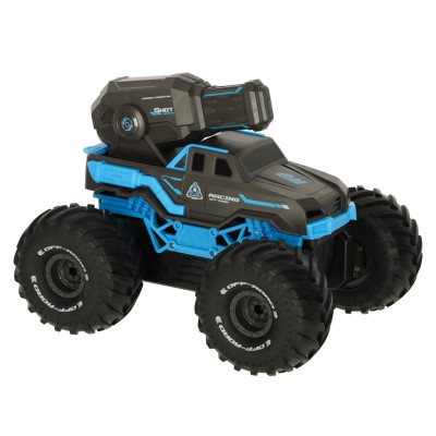RC amfibija vandeniui atsparus automobilis, valdomas ranka ir pulteliu
