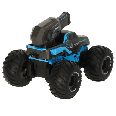 RC amfibija vandeniui atsparus automobilis, valdomas ranka ir pulteliu