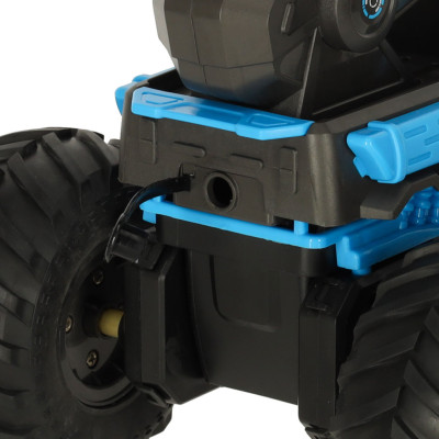 RC amfibija vandeniui atsparus automobilis, valdomas ranka ir pulteliu