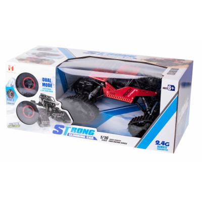 RC valdomas Rock Crawler 4x4 LHC012 2in1 raudonas