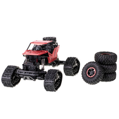 RC valdomas Rock Crawler 4x4 LHC012 2in1 raudonas