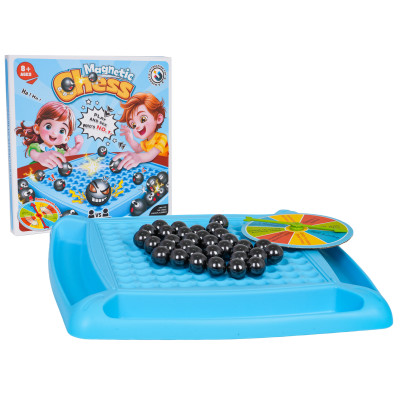 Magnetų rutuliukų dėliojimo žaidimas