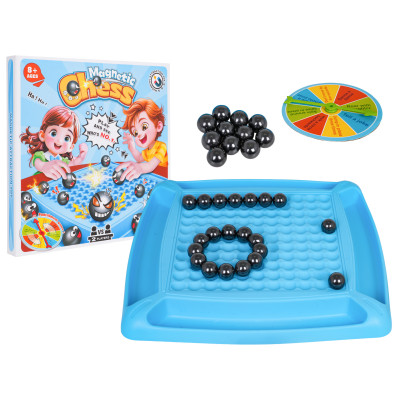 Magnetų rutuliukų dėliojimo žaidimas