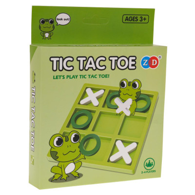 Stalo žaidimas "Tic-Tac-Toe" su varlėmis