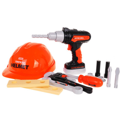 Vaikiškas Įrankių rinkinys + šalmas