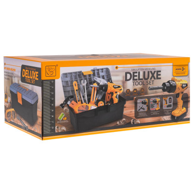 Vaikiškas meistro įrankių rinkinys su lagaminėliu 37 vnt.