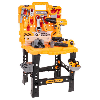 "Pasidaryk pats" meistro įrankių rinkinys su stalu ir priedais