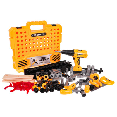 "Pasidaryk pats" meistro įrankių rinkinys su stalu ir priedais