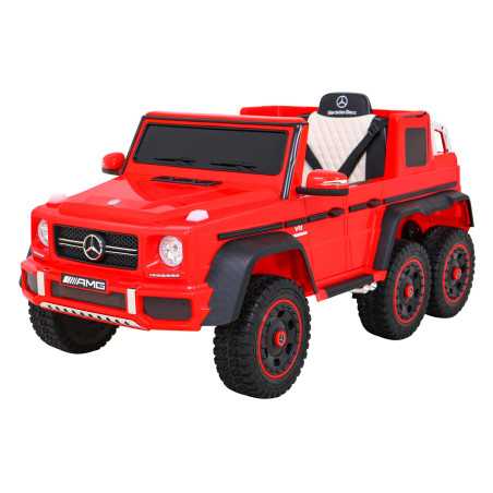 Vaikiškas Elektromobilis Mercedes G63 6x6 AMG, Raudonas