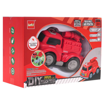 Magnetinis konstruojamas Ugniagesių departamento automobilis