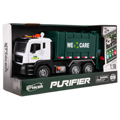 Šiukšliavežė su šviesos ir garso funkcija