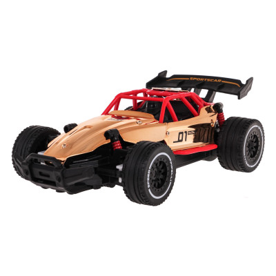 RC valdomas Metalinis automobilis RACING 01 Gold