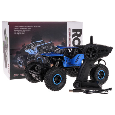 RC valdomas Vikšrinis automobilis ROVER 1:16 mėlynas