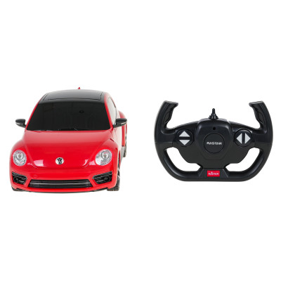 RC valdomas Volkswagen Beetle 1:14 RASTAR Raudonas - 2