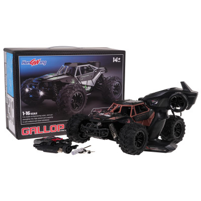 RC valdomas vikšras GALLOP 1:16 Raudonas