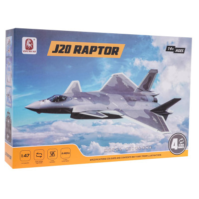 RC valdomas RAPTOR-J20 naikintuvas