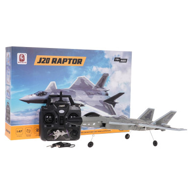RC valdomas RAPTOR-J20 naikintuvas