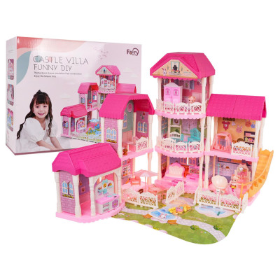 Vaikiškas MEGA princesės namas ir priedai