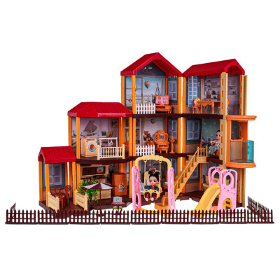 Vaikiškas lėlių namas "MEGA Magic House" ir priedai