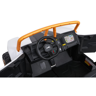 Vaikiškas elektrinis bagis Arctic Cat WILDCAT XX, Baltas