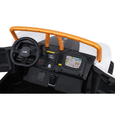 Vaikiškas elektrinis bagis Arctic Cat WILDCAT XX, Baltas