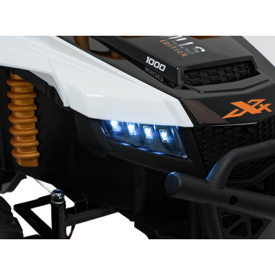 Vaikiškas elektrinis bagis Arctic Cat WILDCAT XX, Baltas
