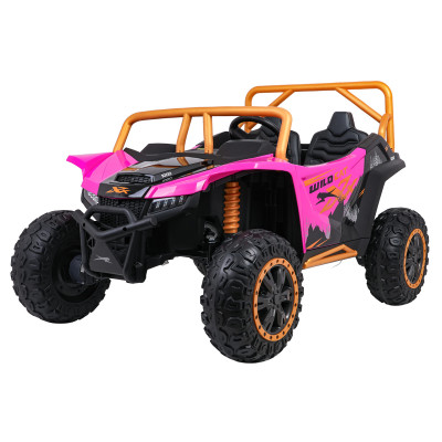 Vaikiškas elektrinis bagis Arctic Cat WILDCAT XX, Rožinis