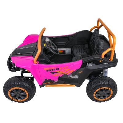 Vaikiškas elektrinis bagis Arctic Cat WILDCAT XX, Rožinis