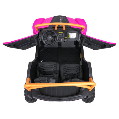 Vaikiškas elektrinis bagis Arctic Cat WILDCAT XX, Rožinis