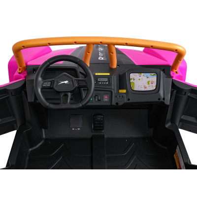 Vaikiškas elektrinis bagis Arctic Cat WILDCAT XX, Rožinis