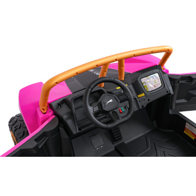 Vaikiškas elektrinis bagis Arctic Cat WILDCAT XX, Rožinis